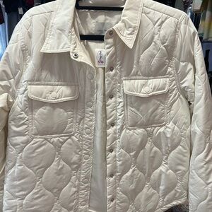 Love Tree Cream Puffer Jacket